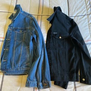 Calvin Klein Denim Jackets Size Lrg